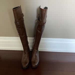 Browns over the knee leather boots - sz10